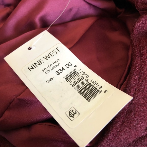 NWT Nine West Bouclé Cabbie Newsboy Wool Blend Hat - Picture 2 of 2